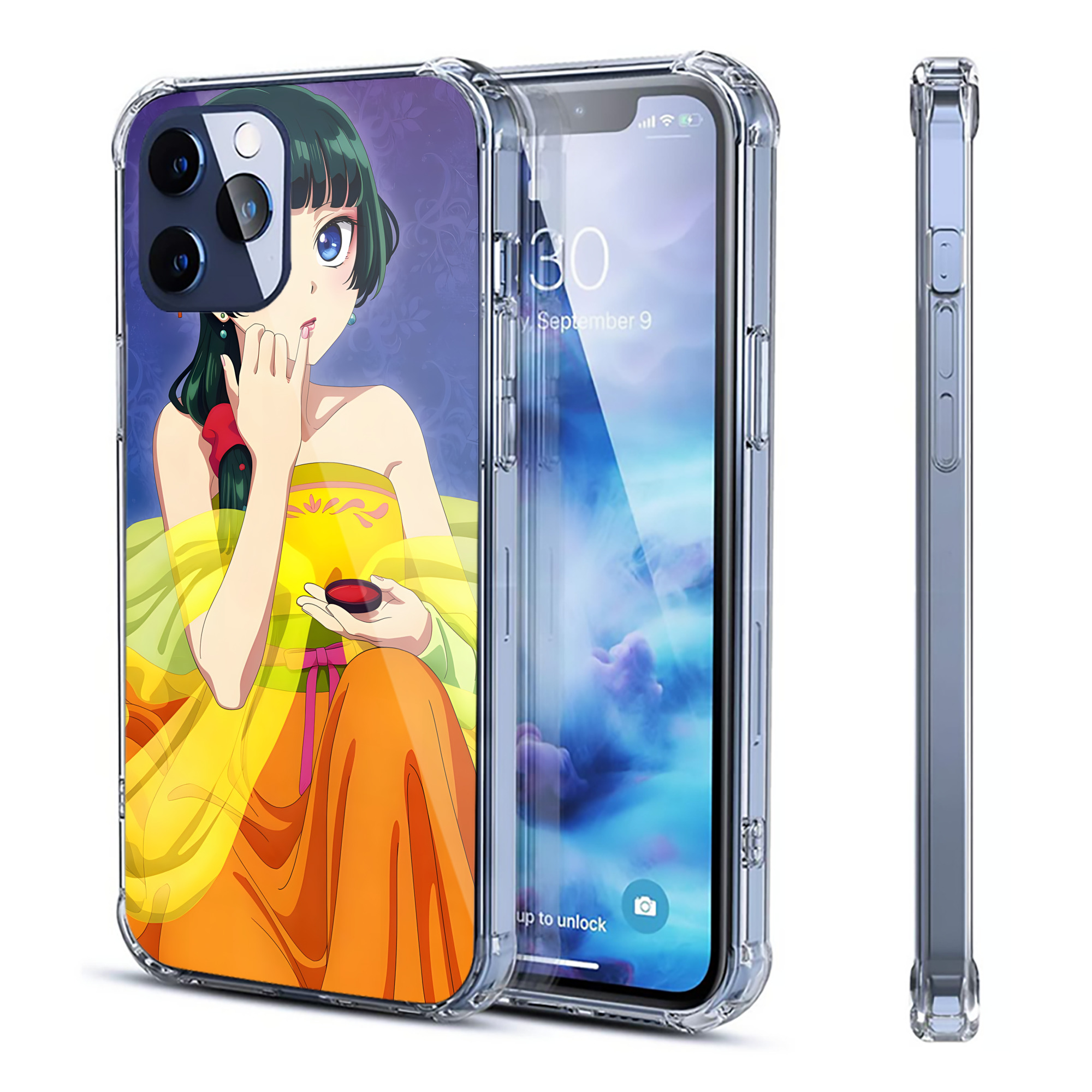 （画像用） 薬屋のひとりごと The Apothecary Diaries 【iPhone 12シリーズ対応】透明スマホケース（クリアソフトケース）